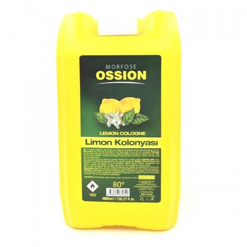 Morfose Ossion Cologne Water Lemon Cologne Fragrance Water 80° 4000 ml